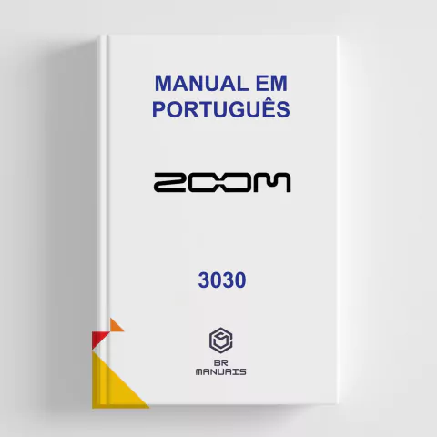 Manual de Instruções ZOOM 3030 em Português