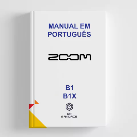 Manual de Instruções ZOOM B1 B1X em Português