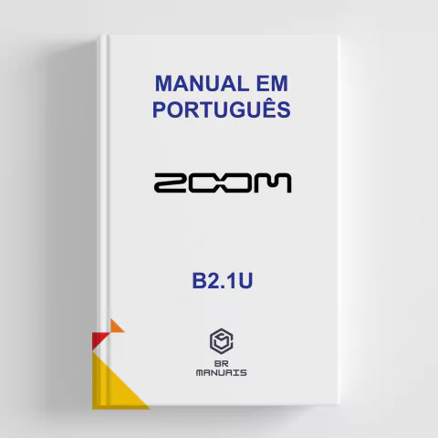 Manual de Instruções ZOOM B2.1u em Português