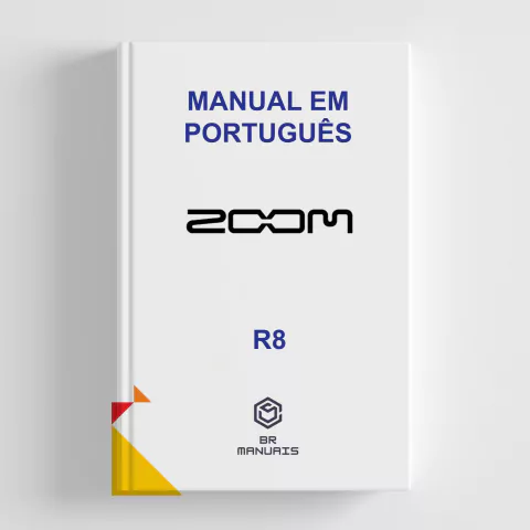 Manual de Instruções ZOOM R8 em Português