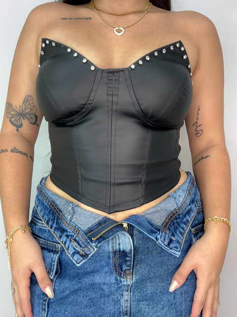 Corset com Strass