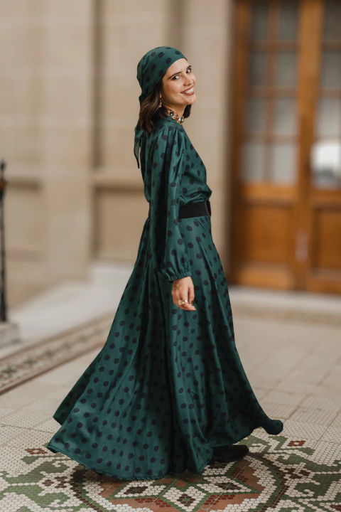 Vestido INTENCION cruzado con mangas - comprar online