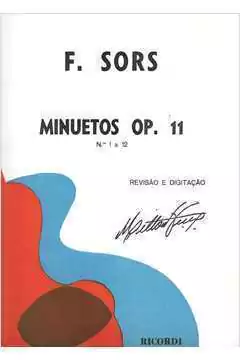 Fernando Sors - Minuetos Op. 11 - Nº 1 a 12