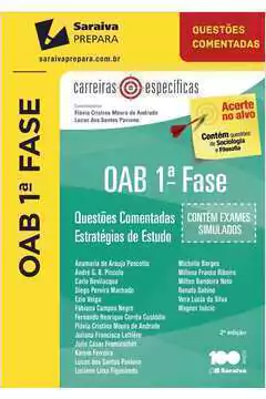 Flavia Cristina Moura de Andrade - Oab 1 Fase: Questoes Comentadas: Estrategias de Estudo