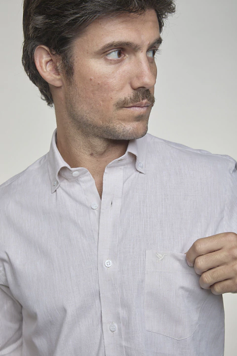 Camisa Sport Liso Linen