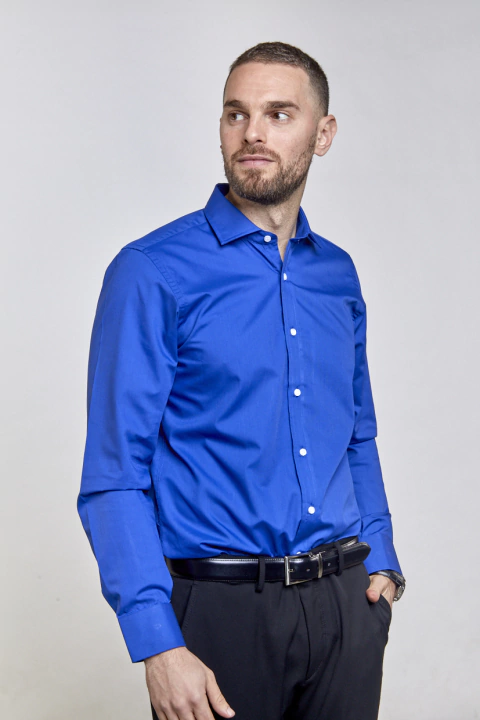 Camisa Slim Fit Liso Easy - comprar online