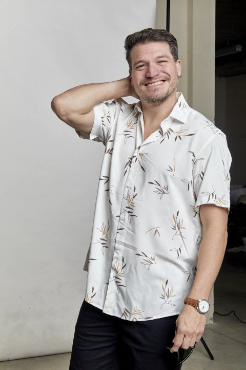 Camisa Fibrana Estampada Rene - Gio Renzi