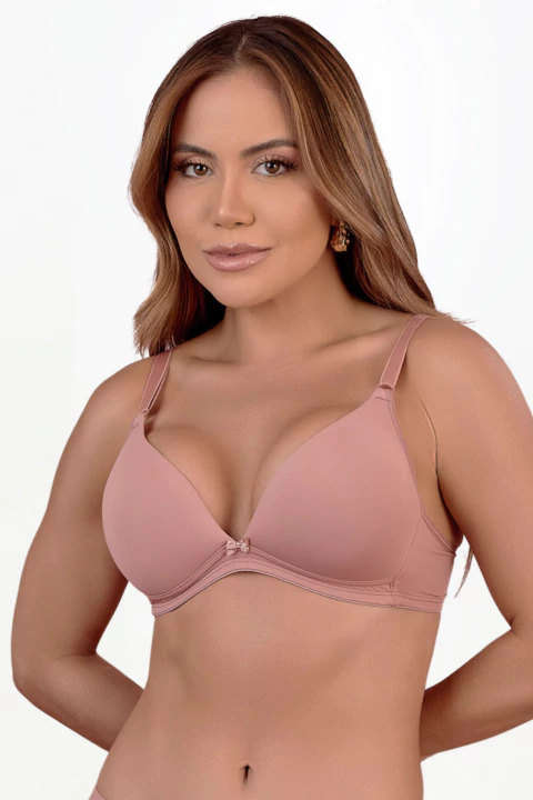 Sutiã Triângulo com Bojo em Microfibra - comprar online