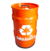 LIXEIRA METALICA TAMBOR RECICLAGEM ORGANICO TONEL 50LT - comprar online
