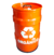 LIXEIRA METALICA TAMBOR RECICLAGEM ORGANICO TONEL 50LT
