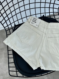 short pollera crema - comprar online