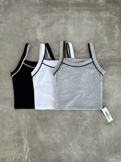 musculosa combinada corta