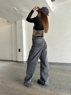 wide leg over gris - comprar online
