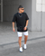 Remera Over Officer negro en internet
