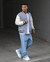 Campera varsity gris - comprar online
