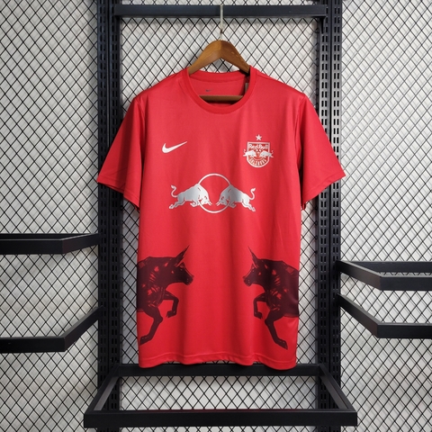 Camisa RB Salzburg 23/24 Torcedor Nike Masculina - Vermelha