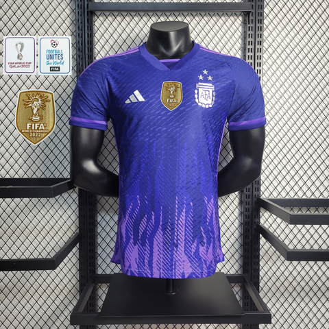 Camisa Seleção Argentina II 22/23 Jogador Adidas Masculina - Azul