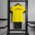 Camisa + Shorts Infantil Borussia Dortmund I 23/24 - Amarelo - Uso a 10 | Camisas de time