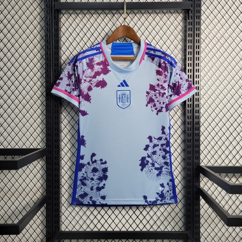 Camisa Espanha II 2023 Torcedor Adidas Feminino - Roxo