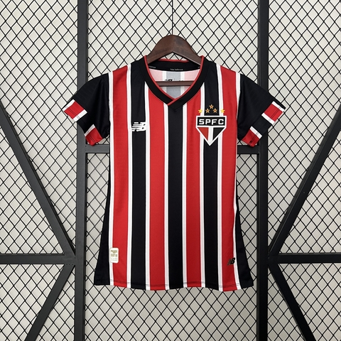 Camisa São Paulo Feminina Reserva Away 24/25 Torcedor Adidas - Tricolor