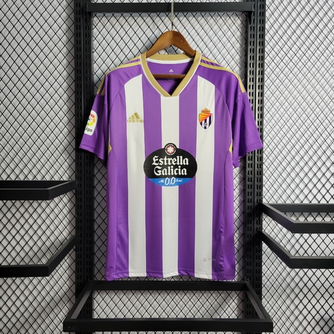 Camisa Valladolid I 22/23 Torcedor Adidas Masculina - Roxo e Branco