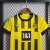 Camisa + Shorts Infantil Borussia Dortmund I 23/24 - Amarelo - loja online