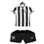 Camisa + Shorts Botafogo Infantil Kids Home Titular 24/25 - Preto e Branco