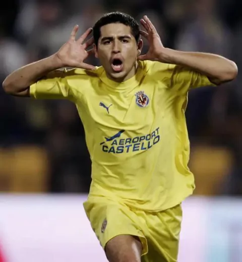 CAMISA-RIQUELME-VILLARREAL-RETRO-05-06-AMARELA-S