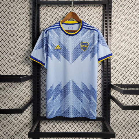 Camisa Boca Juniors Two Guest 23/24 Torcedor Adidas Masculina - Azul