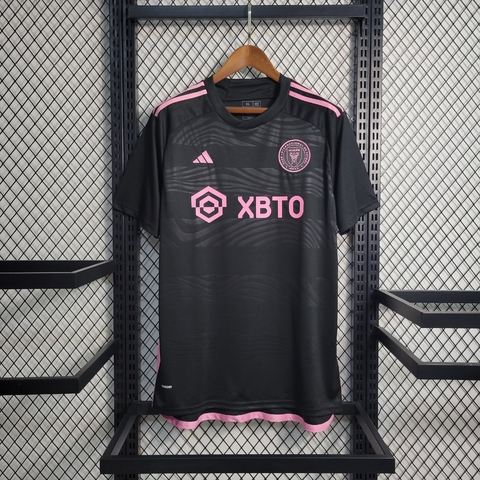 Camisa Miami Messi II 23/24 Torcedor Adidas Masculina - Preto e Rosa