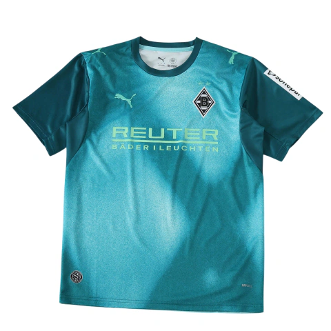 Camisa-Borussia mönchengladbach-Terceira 26/27-Torcedor Masculina - Azul-Turquesa