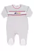 Kit Saída Maternidade Europa 100% Algodão Pima (macacão + manta)