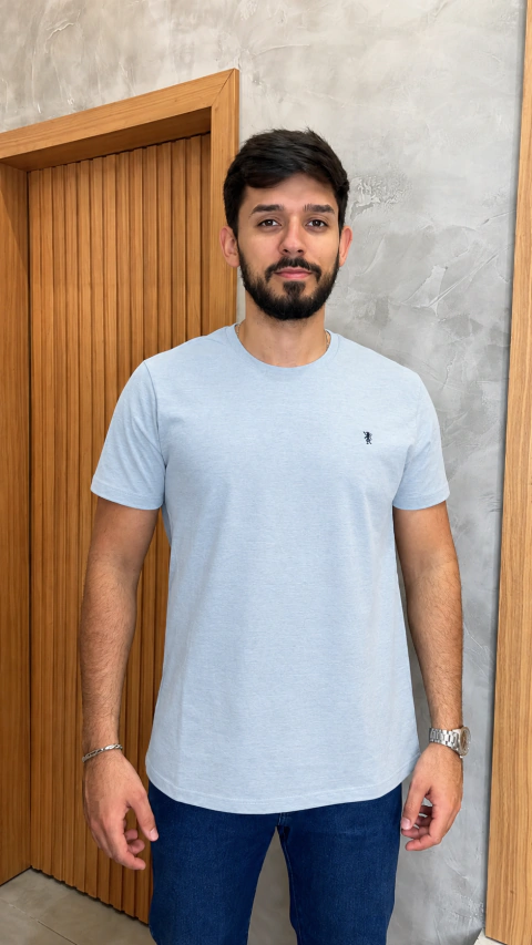 Camiseta Masculina Slim Paco Gola Redonda - loja online