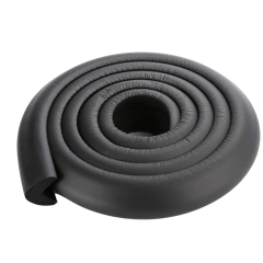 Rollo protector esquinas y bordes negro 8mm.