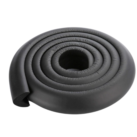 Rollo protector esquinas y bordes negro 8mm.