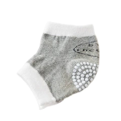 Rodillera antideslizante arqueada gris