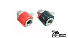 CONECTOR BANANA HEMBRA PARA CHASIS