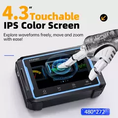 FNIRSI® 2C53P 3-en-1 50MHz 250MS/s Osciloscopio de Doble Canal Táctil de Tableta Multímetro Generador DDS - ARSUMO TECNOLOGIA E INNOVACION 