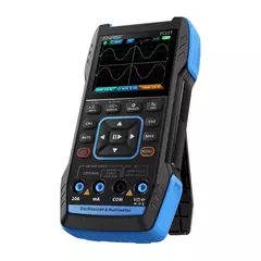 FNIRSI® 2C23T Osciloscopio Multímetro de Mano de Doble Canal 3 en 1 10MHz 50MS/s Generador de Funciones DDS