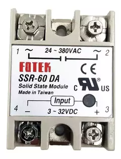 RELÉ DE ESTADO SÓLIDO FOTEK SSR-60 3-32 VDC 40 A en internet