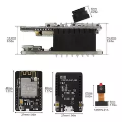 Esp32 Cam Ov2640 + Placa Base Programador Esp32 - ARSUMO TECNOLOGIA E INNOVACION 