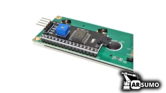 DISPLAY LCD 16X2 1602 AZUL C/ I2C - comprar online