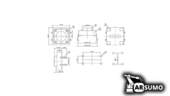 PULSADORES TACT SWITCH 7.3 MM (BASE 12X12MM) CON CAPUCHON en internet
