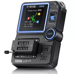 FNIRSI® LCR-P1 Probador Multifuncional de Transistores y Capacitores LCR