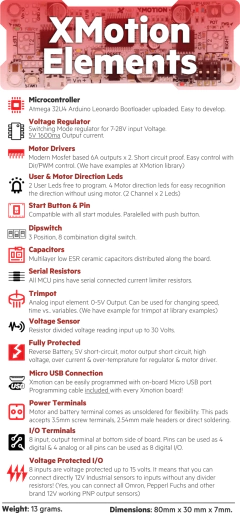 CONTROLADOR TODO EN UNO BASADO EN ARDUINO XMOTION V.3 - comprar online