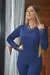 PIJAMA LISO AURORA AZUL MARINHO - Ellye Store Intimates
