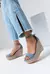 Sandalias Alessia Alta Celeste - comprar online