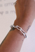 Pulseira Correntaria prata - Duás Acessórios