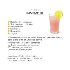 Electrolitos CLEAN - The Vegan Art