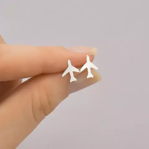 Brinco Avião Prata 925 - comprar online